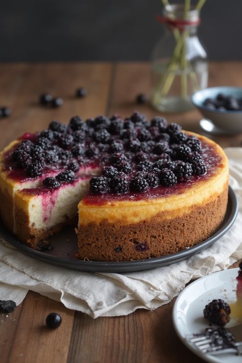 Huckleberry Cheesecake Recipe  Ingredients  - 1 1/2 cups graham cracker crumbs - 1/3 cup sugar - 1/2 cup unsalted butter, melted - 3 packages (8 ounces each) cream cheese, softened - 1 cup sugar - 1 teaspoon vanilla extract - 3 large eggs - 2 cups fresh or frozen huckleberries  Instructions  - Preheat oven to 325°F.  - In a medium bowl, mix together graham cracker crumbs, sugar, and melted butter until well combined. Press the mixture into the bottom of a 9-inch springform pan to form the crust.  - Full Recipe on... Huckleberry Cheesecake Recipe, 8 Inch Cheesecake Recipe, Huckleberry Cheesecake, Huckleberry Pie, Cheesecake Toppings, Easy Cheesecake Recipes, Springform Pan, Recipe Ingredients, Cheesecake Recipe