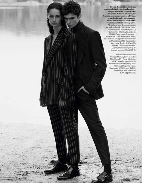 Oscar Kindelan, Fashion Editorial Couple, Couples Modeling, Elite Model Management, Shotting Photo, Campaign Fashion, Vogue Spain, Bridal Photoshoot, Photoshoot Themes