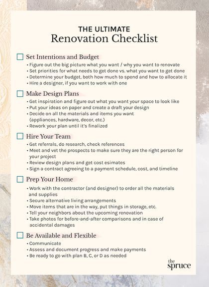 Whole House Renovation Checklist, Conservatory Transformation, Renovation Template, New Construction Checklist, Renovation Checklist, Project Checklist, Diy Sketchbook, Interior Design Business Plan, Remodeling Checklist