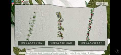 Roblox Vine Decals, Bloxburg Transparent Vine Decal Codes, Bloxburg Hanging Plant Decals Codes, Bloxburg Tree Decals Codes Transparent, Vines Bloxburg, Vines Decal Bloxburg, Roblox Kitchen Decals, College Bloxburg, Vine Decals Bloxburg