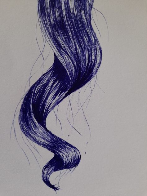 Hair drawing practice ballpoint pen Drawing Ideas Ballpoint Pen, Colored Ballpoint Pen Drawing, Ballpoint Pen Art Tutorial, Ballpoint Pen Drawing Sketches, Bic Pen Drawing, Drawing Composition, Ombre Art, Ballpoint Pen Art, Pen Art Work