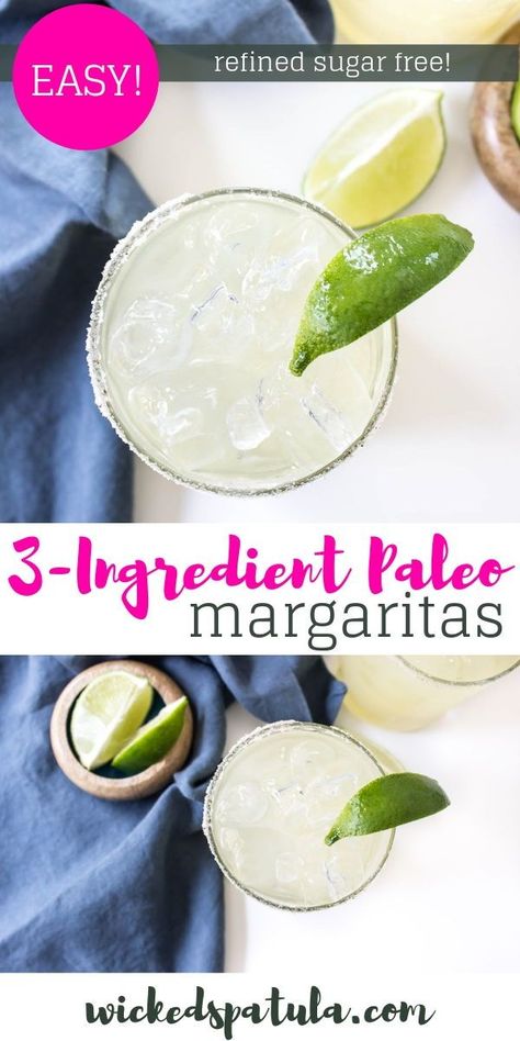 Low Carb Margarita Recipe, Paleo Margarita, Paleo Mexican Recipes, Paleo Cocktails, Margarita Flavors, Paleo Dessert Recipes Easy, Paleo Mexican, Gluten Free Drinks, Paleo Dessert Recipes