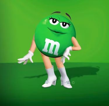 The Green M&M is a beloved and iconic character that has captured the hearts and imaginations of candy enthusiasts worldwide. With her vibrant green color, mischievous smile, and irresistible charm, she symbolizes fun and playfulness. The Green M&M first made her appearance in 1997 as part of a marketing campaign by Mars, Incorporated, the company ... Read more M&m Costume, Candy World, Peanut Chocolate, Miss Green, M&m Characters, Popular Candy, M Wallpaper, Green Characters, 55th Birthday