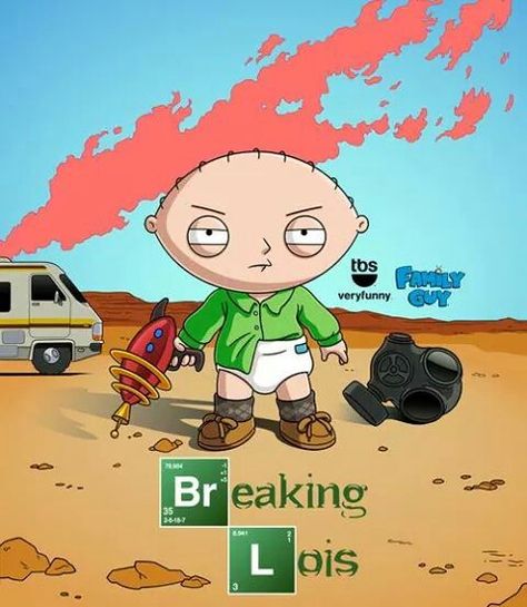 #BreakingBad #Series #Stewie #FamilyGuy Tv Movies, Breaking Bad, Movie Tv, Family Guy, Comics, Tv, Funny, Fictional Characters