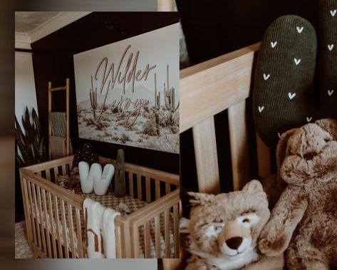 Wilder’s Nursery 🫶🏻 aka my newest favorite room in the house — now I just need to order his newborn photos to hang on the wall over the dresser 🙌🏻 #nursery #nurseryinspo #nurseryreveal #wilder #wilderleroy #babyboynursery Wild Nursery Theme, Dresser Nursery, Western Nursery, Baby Boy Room Nursery, Dream Future, Nursery Theme, Baby Boy Room, Nursery Inspo, Nursery Baby Room