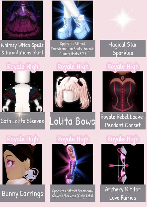 (mine) royal high Roblox Passes, Royale High Corset Combos, Rh Combos, Rh Hacks, Fashion Outfits Winter, Royals High, Fashion Outfits Summer, Rh Outfits, Sunset Island