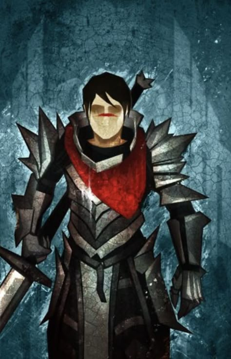 female two-handed warrior hawke dragon age 2 Dragon Age 2 Hawke, Female Hawke, Dragon Age Hawke, Hawke Dragon Age, Shattered Mirror, Dragon Age 2, Mirror Reflection, Dragon Age, Game Character