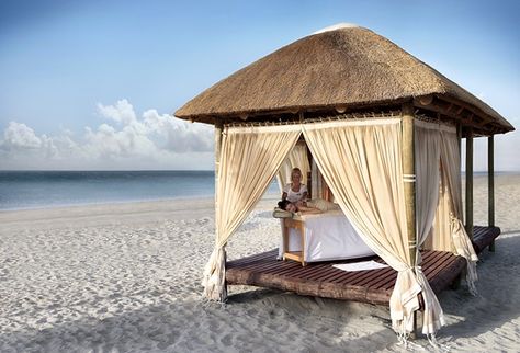 Enjoy a massage in the beach gazebo Sharm El Sheikh Egypt, Spa Oasis, Spa Life, Ras Al Khaimah, The Cove, Spa Decor, Sharm El Sheikh, Luxury Destinations, Spa Inspiration