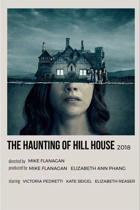 Movie Character Posters, The Haunting Of Hill House, Haunting Of Hill House, Helloween Wallpaper, Iconic Movie Posters, Movie Card, Series Poster, Film Posters Minimalist, Great Movies To Watch