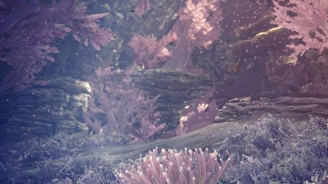 Coral Highlands, Monster Hunter Monsters, Monster Hunter Wiki, Genshin Dr, Landscape References, Coral Crystal, Magical Tree, Monster Hunter World, Extra Terrestrial