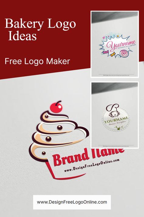 Cafe Shop & Bakery Logo ideas tailored to your unique brand! Design your dream logos featuring delectable cake, bread and coffee symbols. Utilize our free bakery logo maker to bring your vision to life. Immediate download without a watermark, ready for all your marketing adventures. Say hello to brand recognition with our 'Bakery Logos' and 'Cafe logo'. #BakeryLogos #CafeLogo #bakinglogo #logomaker #logos #cakelogo #cheflogo https://www.designfreelogoonline.com/freelogomaker/bakery-logo/ Cake Logo Design Ideas Bakeries, Cake Logo Design Free, Bakery Logo Design Ideas Creative, Cake Logo Design Graphics, Cake Logo Design Ideas, Logo Bakery Design, Bakery Logo Design Ideas, Logo Bakery Cake, Bakery Logo Ideas