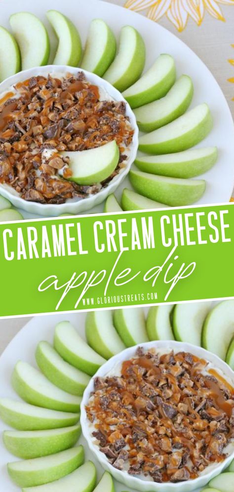 Appetizer Snacks Simple, Apple Dips Without Cream Cheese, Simple Dessert Appetizers, Quick And Easy Party Apps, Dip Night Ideas Sweet, Quick And Easy Fall Snacks, Dessert Cream Cheese Dip, Park Appetizers, Easy Sweet Appetizers