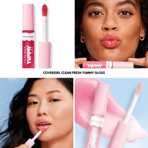 Covergirl Clean Fresh Yummy Gloss, Covergirl Yummy Lipgloss, Cover Girl Yummy Gloss, Clean Fresh Yummy Gloss, Yummy Gloss, Beast Boy X Raven, Covergirl Clean Fresh, Lipgloss Swatches, New Routine