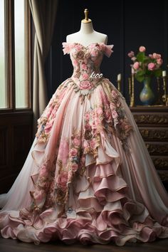 Royal Coronation, Spring Court, Vintage Ball Gowns, Fairytale Gown, Beautiful Evening Gowns, Beautiful Long Dresses, Princess Ball Gowns, Fantasy Gowns, Wedding Gowns Vintage