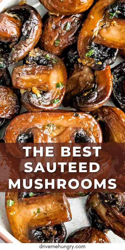 Easy Sauteed Mushrooms, Best Sauteed Mushrooms, Steak Sides, Mushroom Side Dishes, Mushroom Recipes Healthy, 500 Calorie, Sautéed Mushrooms, Steak Side Dishes, Holiday Side Dish