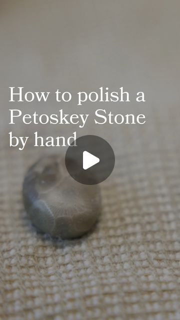 How To Polish Rocks, Rocks And Fossils, Rock Hunting, Petoskey Stone, Crystal Magic, Shop Table, Stone Crafts, Rock Hounding, Crafts Gifts