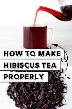 Tea Tutorial, Hibiscus Tea Recipe, Herbal Tea Recipes Homemade, Hibiscus Tea Benefits, Hibiscus Flower Tea, Tea Blends Recipes, Herbal Tea Recipes, Herbal Tea Benefits, Teas Recipes