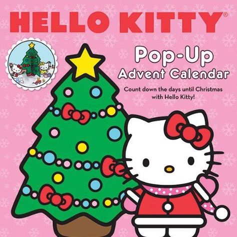 Hello Kitty Pop, Hello Kitty Images, Kitty Christmas, Holiday Pops, Hello Kitty Halloween, Hello Kitty Christmas, Christmas Calendar, Christmas Coasters, Days Until Christmas