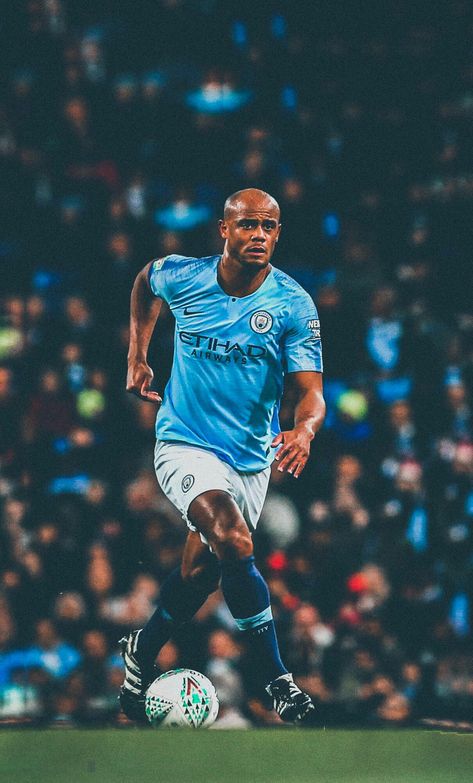 Manchester City Manchester City Legends, Vincent Kompany Wallpapers, Kompany Manchester City, Soccer Wallpapers, Manchester City Wallpaper, Vincent Kompany, Manchester City Football Club, Football Legends, Soccer Stars