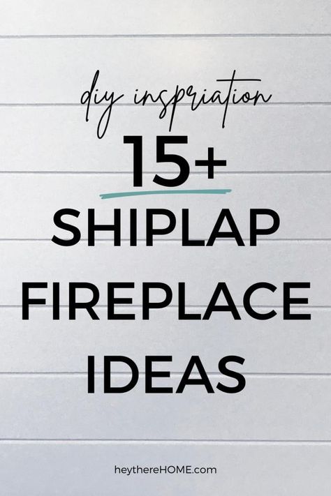 15+ DIY Shiplap Fireplace Ideas Fireplace Ideas Shiplap Farmhouse, Fireplace Remodel Shiplap, Shiplap Hearth Fireplace, Electric Fireplace With Shiplap Wall, Boarded Fireplace Ideas, Fireplace Feature Wall Ideas Shiplap, How To Upgrade Your Fireplace, Add A Mantle To Fireplace, Shiplap Accent Wall Fireplace