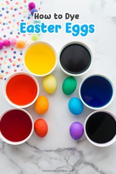 Easter Diy Kids, Påskeaktiviteter For Barn, Dye Easter Eggs, Egg Dye, Easter Egg Dye, Easter Egg Painting, Easter Eggs Diy, Coloring Easter Eggs, Coloring Eggs