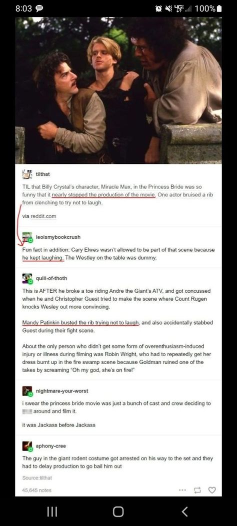 Princess Bride Funny, Bride Tumblr, Cary Elwes, The Princess Bride, Funny Tumblr, Tumblr Post, Princess Bride, The More You Know, The Princess