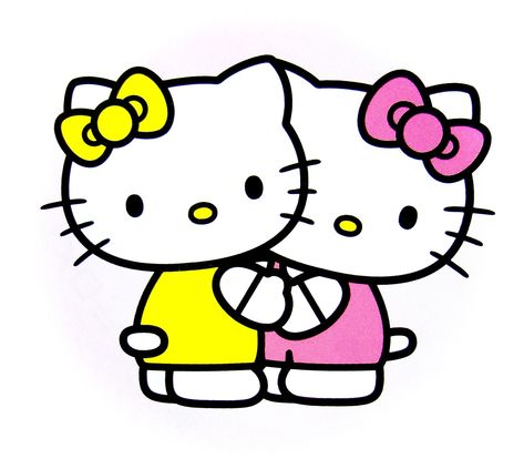 Hello Kitty Hello Kitty Hugging, Hello Kitty Decorations, Hello Kitty Imagenes, Friends Sketch, Hello Kitty Wallpaper Hd, Charmmy Kitty, Hello Kitty Themes, Hello Kitty Aesthetic, Hello Kitty Characters