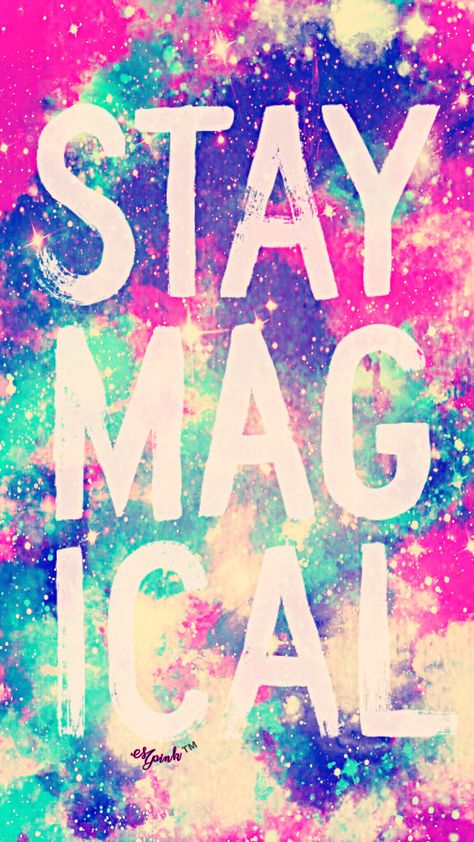 Stay Magical Galaxy Wallpaper #androidwallpaper #iphonewallpaper #wallpaper #galaxy #sparkle #glitter #lockscreen #pretty #pink #cute #pastel #quote #girly #magical #inspiring 2010s Wallpaper, 2014 Wallpaper, Girly M Wallpapers, Wallpaper 2016, 2017 Wallpaper, Hello June, 2010s Aesthetic, Girly M, 2013 Swag Era