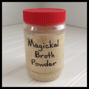 flexible Vegan/Vegetarian: Magickal Broth Powder Vegan Beef Broth, Vegan Broth, Meatless Meat, Kitchen Magick, Homemade Dry Mixes, Homemade Seasoning, Veggie Broth, Vegan Beef, Spice Mix Recipes