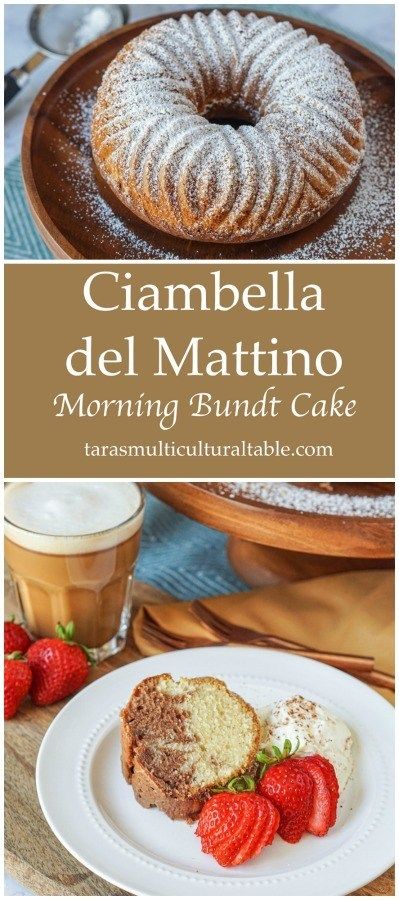 Desserts Italian, Breakfast Bundt, Authentic Italian Desserts, Italian Breakfast Recipes, Brunch Dessert, Italian Chocolate, Italian Recipes Dessert, Italian Breakfast, Italian Cake