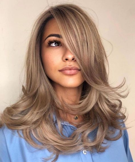 Long Sleek Cut with Flipped-Up Ends Short Hair Flipped Out Ends, Lisa Hair, Hair Covering, Low Maintenance Haircut, Low Maintenance Hair, Hair Flip, Diy Hairstyles, Low Maintenance, Cut And Style