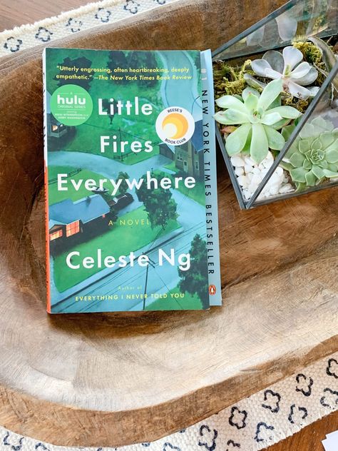 August Book Review: Little Fires Everywhere - Stickers and Stilettos Little Fires Everywhere Book, August Ro, Little Fires Everywhere, Shaker Heights, Custody Battle, Stay Gold, Everything Changes, Book Blogger, Summer Reading