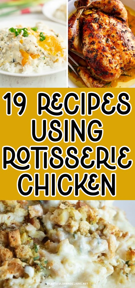 Crockpot Recipes Rotisserie Chicken, What To Make Using Rotisserie Chicken, Tyson Ready Grilled Chicken Recipes, Dinner Recipes With Cooked Chicken, Crockpot Recipes Easy Cheap Dinners Rotisserie Chicken, Things To Cook With Rotisserie Chicken, Rotisserie Chicken Stroganoff, Leftover Roasted Chicken Recipes Dinners, Can You Freeze Rotisserie Chicken