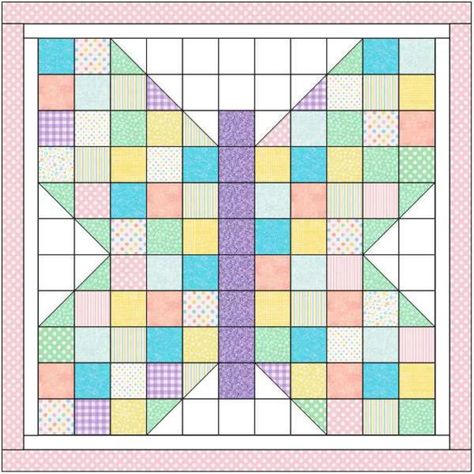 Butterfly Quilt Pattern PDF by Simpson Designs Studio Digital - Etsy Butterfly Quilt Pattern, Kid Quilts Patterns, Charm Square Quilt, Patchwork Quilting Designs, Panel Quilt Patterns, Butterfly Quilt, Quilt Block Patterns Free, Baby Quilt Patterns, Barn Quilt Patterns