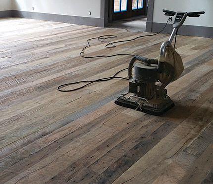 Reclaimed Wood Flooring Ideas, Unfinished Wood Floors, Reclaimed Hardwood Flooring, Reclaimed Oak Flooring, Barnwood Floors, Reclaimed Wood Flooring, Wood Floor Finishes, Diy Wood Floors, Floor Sanding