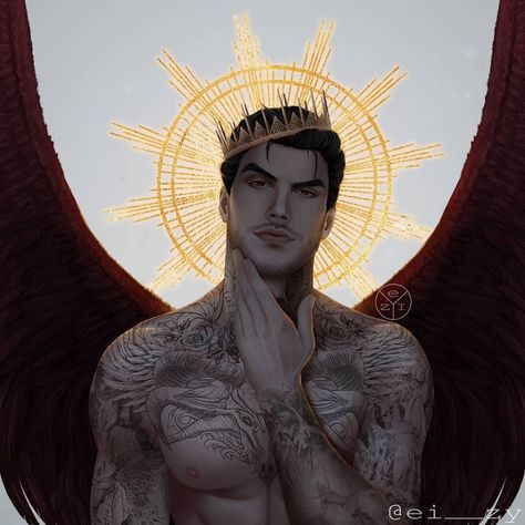 Biker Photoshoot, Ange Demon, Romance Art, Angel And Devil, Romance Club, Angel Art, Gay Art, Boy Art, Handsome Anime Guys