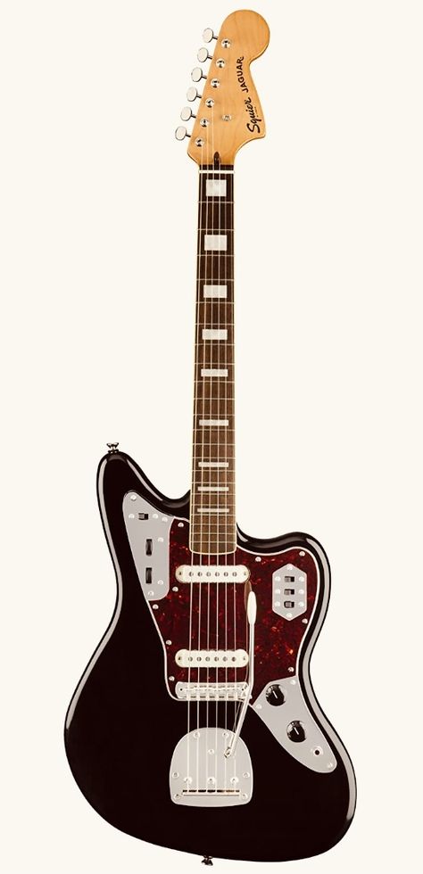 70s Electric Guitar, Electric Guitar Reference, Jaguar Bass Guitar, D Guitar Chord, Electric Guitar Drawing, Jaguar Fender, Music Guitar Tattoo, 70s Guitar, Drawing Guitar