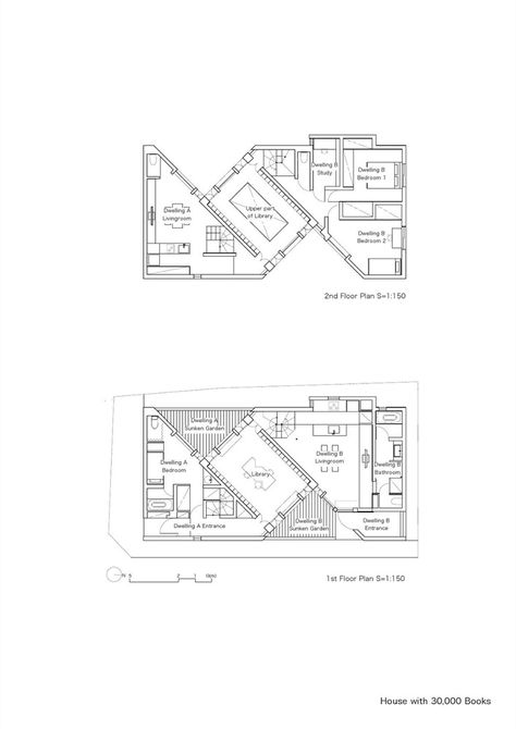 Koshino House, Studio Floor Plans, Galleries Architecture, Unique Floor Plans, Concept Models Architecture, Conceptual Architecture, Architecture Concept Diagram, Architectural Floor Plans, Architecture Design Sketch