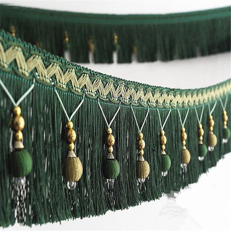 Cheap tassel fringe, Buy Quality decorative tassel fringe directly from China decorative fringes Suppliers: 12meters Braided Beads Hanging Ball Tassel Fringe Trimming Applique Fabric Trimming Ribbon Band Curtain Table Wedding Decorated Beads Curtain, Textile Decor, Ribbon Diy, Fabric Trimmings, Lace Accessories, Table Wedding, Applique Fabric, Tassel Fringe, Drapery Fabric