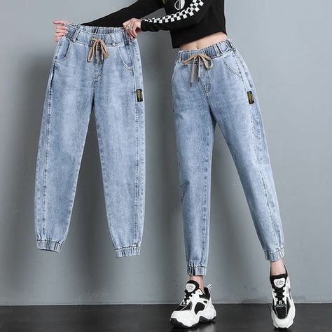 Harem Pants Vintage High Waist Jeans Woman Women's Jeans Ankle
 
€39.50 Straight Leggings, Cowboy Denim, Hipster Pants, Mama Jeans, Harem Jeans, Womens White Jeans, Best Jeans For Women, Denim Decor, Elastic Waist Jeans