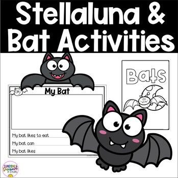 Simple prep activities that pair well with the book Stellaluna and learn all about bats! There are several activities that can be done throughout the week. This resource includes:*Nonfiction facts about bats *"My Bat" and "If I Was a Bat" Writing with bat topper*Venn diagram for comparing bats and birds*Setting and characters *Bat facts - list the facts learned about bats*Bat Cave door signs*Rhyming bats *Upper and lower case letters on bats (perfect for centers or whole group) *Headers- Bats ha Bats Kindergarten Activities, Bat Activity Preschool, Bat Craft Kindergarten, Halloween Bat Craft, Bat Crafts, Bats Crafts Preschool, Stellaluna Crafts, Bats Kindergarten, Bat Lessons