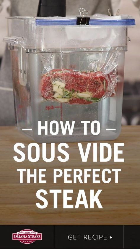 Sous Vide Steak Recipes, Steak Sous Vide Recipe, Cooking With A Sous Vide, Sous Vide Steak Marinade, Sou Vide Steak, Sous Vide Steak Chart, Sous Vide Recipes Steak, Top Sirloin Sous Vide, Sous Vide Chart