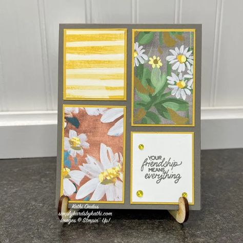 Cheerful Daisies Stampin Up Cards, Stampin Up Cheerful Daisies, Cheerful Daisy, Cheerful Daisies, Fresh As A Daisy, Card Making Ideas, Daisy Cards, Paper Scraps, Hand Made Greeting Cards