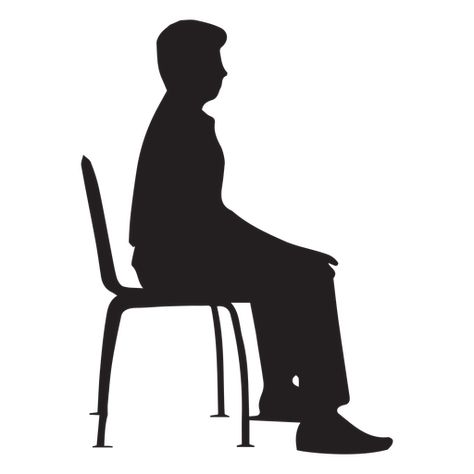 Sitting Poses Drawing Chair, Male Sitting Poses Drawing, Male Sitting Poses, Sitting Poses Drawing, Man Sitting On Chair, Drawing Chair, Chair Silhouette, People Silhouette, Human Shadow