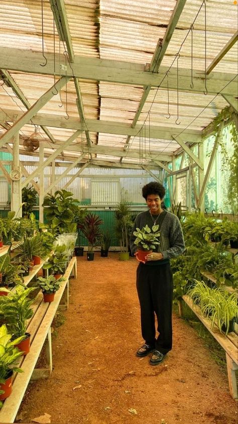 Gardening Outfit Men, Black Earthy Men, Earthy Black Boy Aesthetic, Garden Outfit Men, Earthy Black Men Aesthetic, Earthy Man, Earthy Black Men, Earthy Men, Nature Outfits