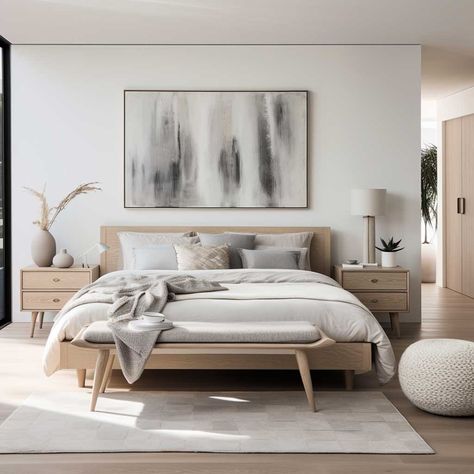 24+ Captivating Scandinavian Bedroom Ideas for Timeless Style • 333+ Art Images Scandavian Bedroom Ideas, Scandinavian Bedroom With Carpet, Minimalist Flat Interior, Nordic Scandinavian Style Bedroom, Scandi Modern Bedroom, Scandi Bedroom Ideas Scandinavian Design, Scandinavian Modern Bedroom, Scandinavian Room Bedroom, Contemporary Primary Bedroom