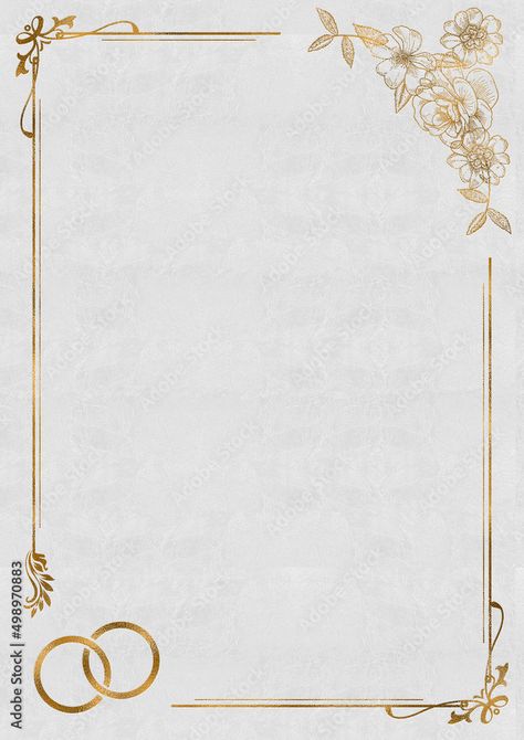 Blank Wedding Invitation Templates, Illustration Wedding Invitation, Wedding Cards Images, Blank Wedding Invitations, Wedding Program Design, Royal Wedding Invitation, Wedding Invitation Images, Digital Wedding Invitations Templates, Simple Wedding Cards