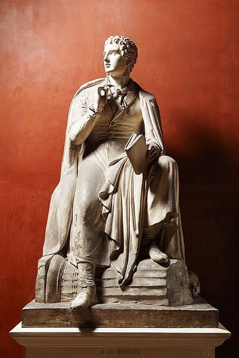 Bertel Thorvaldsen, Lord Byron, 1830 Bertel Thorvaldsen, English Poets, Lord Byron, Ancient Buildings, Dream Furniture, Marble Statues, Poetry Poem, Pilgrimage, Eminem