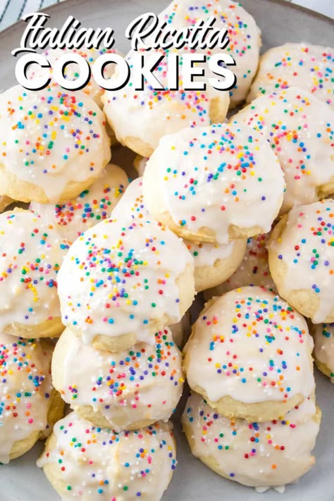 Italian Anisette Cookies, Anisette Cookies, Recipe With Ricotta, Italian Anise Cookies, Ricotta Cookies Recipe, Italian Ricotta Cookies, Anise Cookies, Bread Booze Bacon, Ricotta Cookies