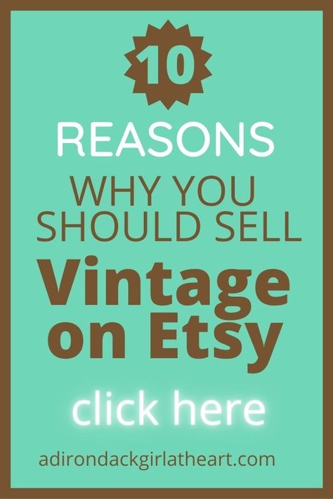 SELLIING ON ETSY: If you're a vintage seller who's always thought about selling on Etsy but a few concerns have held you back, this article will answer many, if not all, of your questions! #vintage #selling #etsy Selling Furniture On Etsy, Selling Vintage Items, How To Sell Vintage Items, How To Sell Antiques, Thrift Store Pricing Guide, Best Selling Antique Booth Items, Vintage Glasswear, Vintage Reselling, Vintage Reseller